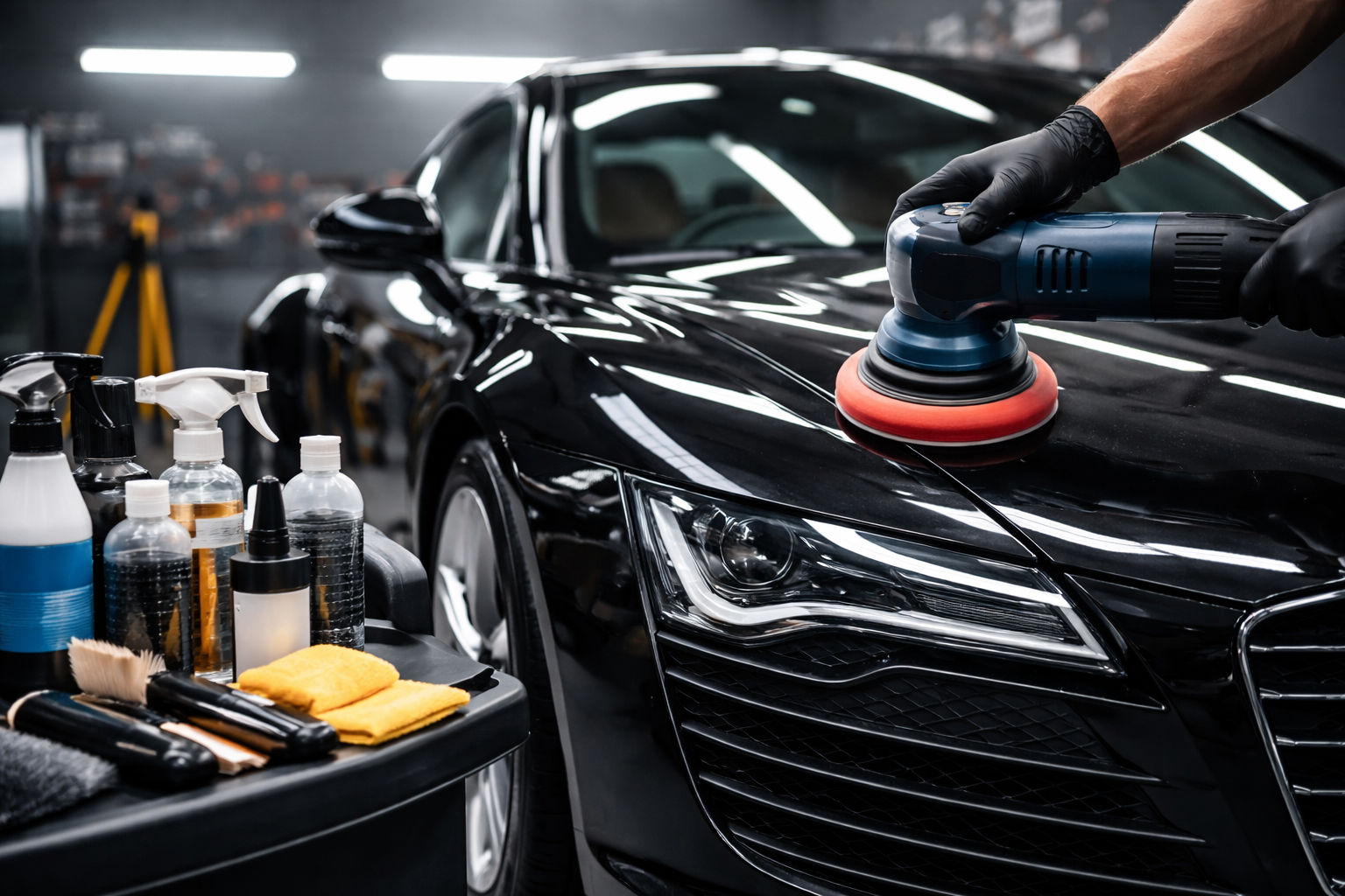 Auto detailing Gdańsk – powłoki ceramiczne, korekta lakieru, kosmetyki i detailing wnętrza
